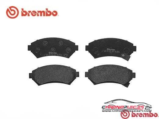 Achat de BREMBO P 59 028 Kit de plaquettes de frein, frein à disque pas chères