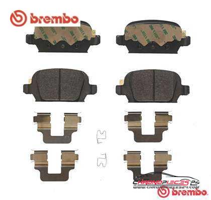 Achat de BREMBO P 59 037 Kit de plaquettes de frein, frein à disque pas chères