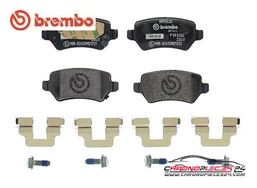 Achat de BREMBO P 59 038X Kit de plaquettes de frein, frein à disque pas chères