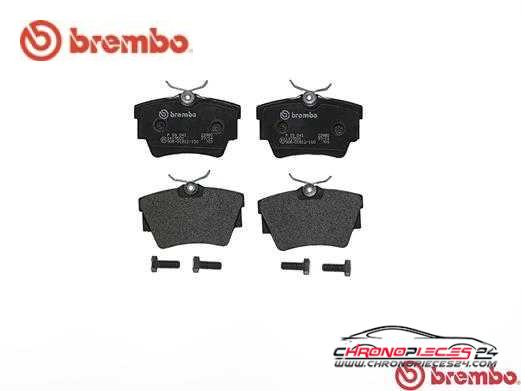 Achat de BREMBO P 59 041 Kit de plaquettes de frein, frein à disque pas chères