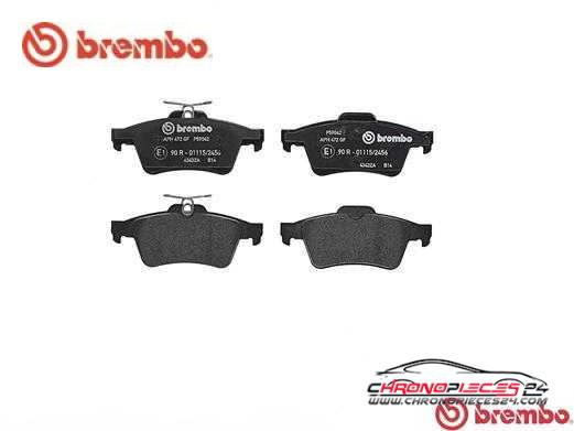 Achat de BREMBO P 59 042 Kit de plaquettes de frein, frein à disque pas chères