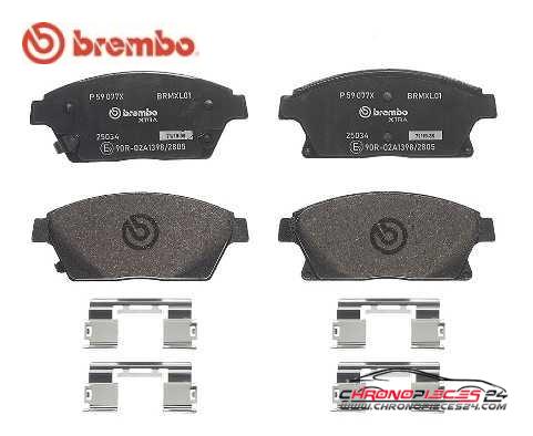 Achat de BREMBO P 59 077X Kit de plaquettes de frein, frein à disque pas chères