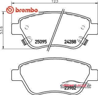 Achat de BREMBO P 59 081 Kit de plaquettes de frein, frein à disque pas chères