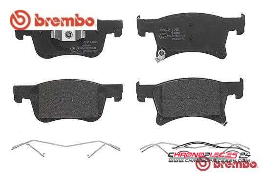 Achat de BREMBO P 59 083 Kit de plaquettes de frein, frein à disque pas chères