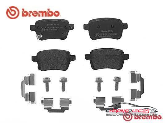 Achat de BREMBO P 59 086 Kit de plaquettes de frein, frein à disque pas chères