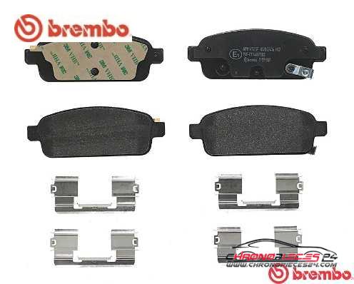 Achat de BREMBO P 59 087 Kit de plaquettes de frein, frein à disque pas chères