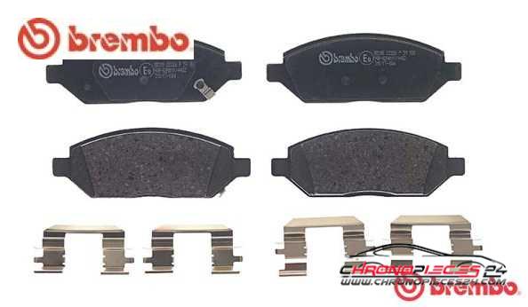 Achat de BREMBO P 59 088 Kit de plaquettes de frein, frein à disque pas chères