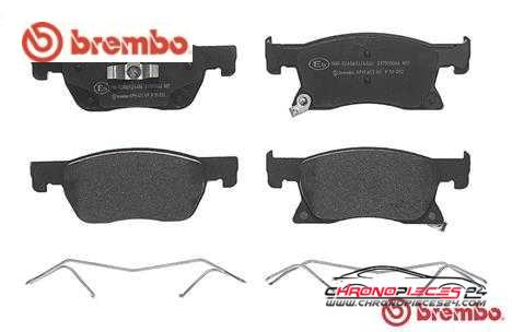 Achat de BREMBO P 59 092 Kit de plaquettes de frein, frein à disque pas chères