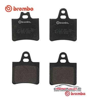 Achat de BREMBO P 61 037 Kit de plaquettes de frein, frein à disque pas chères