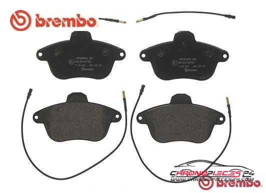 Achat de BREMBO P 61 046 Kit de plaquettes de frein, frein à disque pas chères