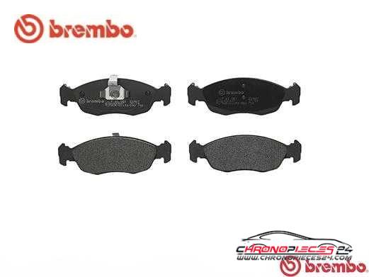 Achat de BREMBO P 61 051 Kit de plaquettes de frein, frein à disque pas chères