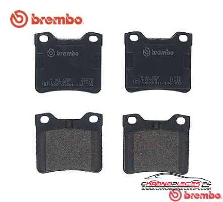 Achat de BREMBO P 61 058 Kit de plaquettes de frein, frein à disque pas chères