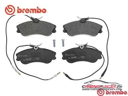 Achat de BREMBO P 61 060 Kit de plaquettes de frein, frein à disque pas chères