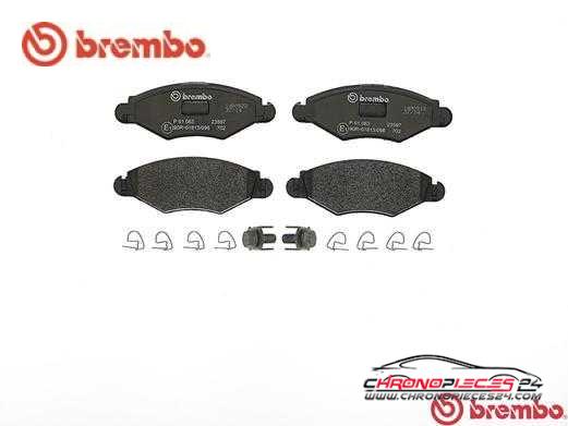 Achat de BREMBO P 61 063 Kit de plaquettes de frein, frein à disque pas chères