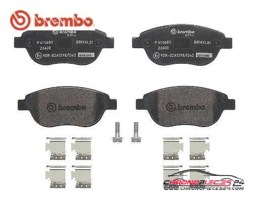 Achat de BREMBO P 61 068X Kit de plaquettes de frein, frein à disque pas chères