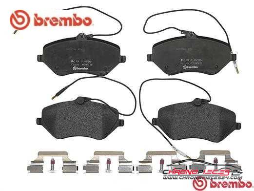 Achat de BREMBO P 61 078 Kit de plaquettes de frein, frein à disque pas chères