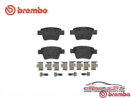 Achat de BREMBO P 61 080 Kit de plaquettes de frein, frein à disque pas chères