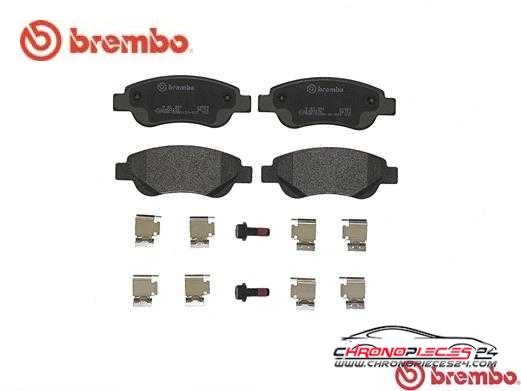 Achat de BREMBO P 61 081 Kit de plaquettes de frein, frein à disque pas chères