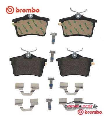 Achat de BREMBO P 61 084 Kit de plaquettes de frein, frein à disque pas chères