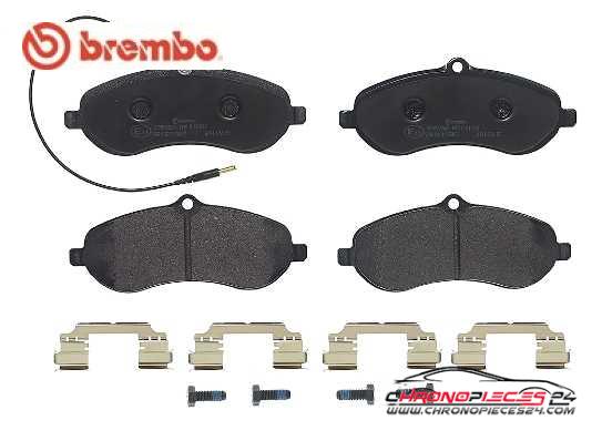 Achat de BREMBO P 61 096 Kit de plaquettes de frein, frein à disque pas chères