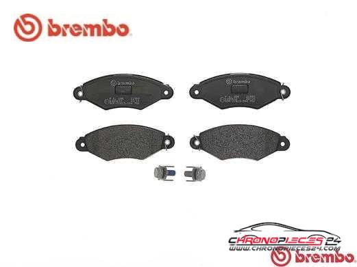 Achat de BREMBO P 61 098 Kit de plaquettes de frein, frein à disque pas chères