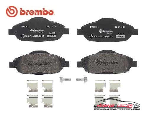 Achat de BREMBO P 61 101X Kit de plaquettes de frein, frein à disque pas chères