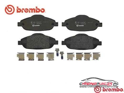 Achat de BREMBO P 61 101 Kit de plaquettes de frein, frein à disque pas chères