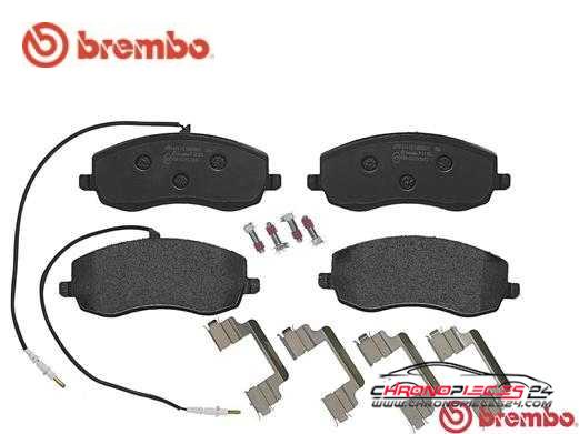 Achat de BREMBO P 61 104 Kit de plaquettes de frein, frein à disque pas chères