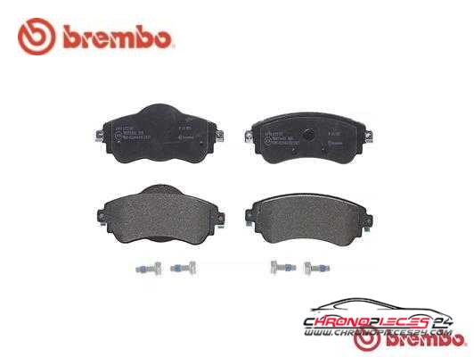 Achat de BREMBO P 61 105 Kit de plaquettes de frein, frein à disque pas chères