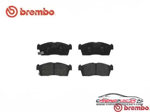 Achat de BREMBO P 61 108 Kit de plaquettes de frein, frein à disque pas chères