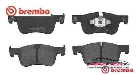 Achat de BREMBO P 61 116 Kit de plaquettes de frein, frein à disque pas chères