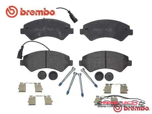 Achat de BREMBO P 61 118 Kit de plaquettes de frein, frein à disque pas chères