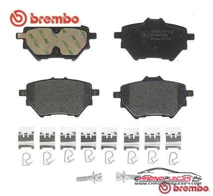 Achat de BREMBO P 61 122 Kit de plaquettes de frein, frein à disque pas chères