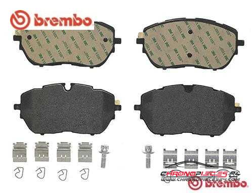 Achat de BREMBO P 61 128 Kit de plaquettes de frein, frein à disque pas chères