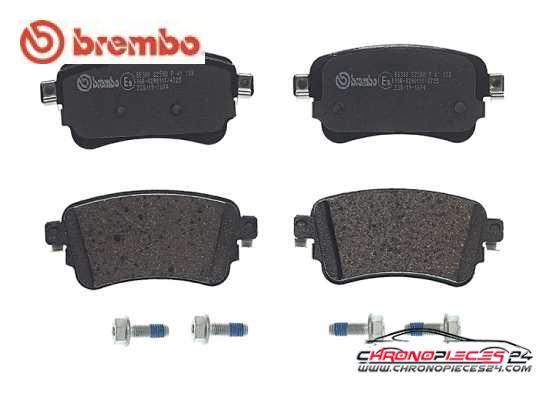 Achat de BREMBO P 61 133 Kit de plaquettes de frein, frein à disque pas chères