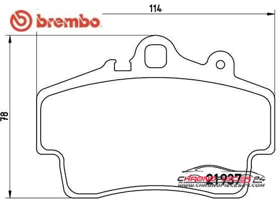 Achat de BREMBO P 65 007 Kit de plaquettes de frein, frein à disque pas chères