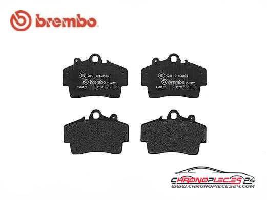 Achat de BREMBO P 65 007 Kit de plaquettes de frein, frein à disque pas chères