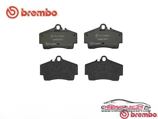 Achat de BREMBO P 65 008 Kit de plaquettes de frein, frein à disque pas chères