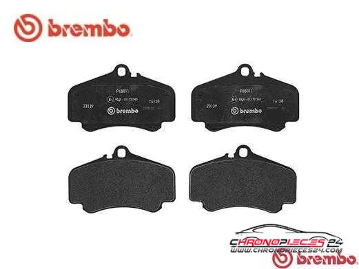 Achat de BREMBO P 65 011 Kit de plaquettes de frein, frein à disque pas chères