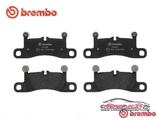 Achat de BREMBO P 65 027 Kit de plaquettes de frein, frein à disque pas chères