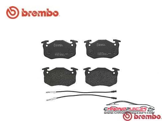 Achat de BREMBO P 68 015 Kit de plaquettes de frein, frein à disque pas chères