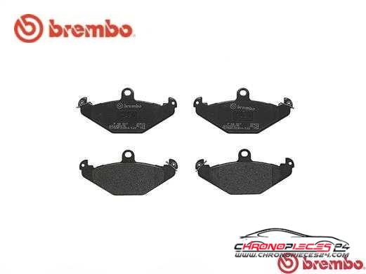 Achat de BREMBO P 68 017 Kit de plaquettes de frein, frein à disque pas chères