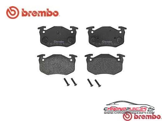 Achat de BREMBO P 68 018 Kit de plaquettes de frein, frein à disque pas chères