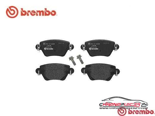 Achat de BREMBO P 68 028 Kit de plaquettes de frein, frein à disque pas chères