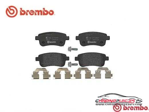 Achat de BREMBO P 68 041 Kit de plaquettes de frein, frein à disque pas chères