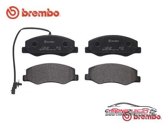 Achat de BREMBO P 68 061 Kit de plaquettes de frein, frein à disque pas chères