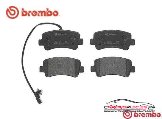 Achat de BREMBO P 68 063 Kit de plaquettes de frein, frein à disque pas chères