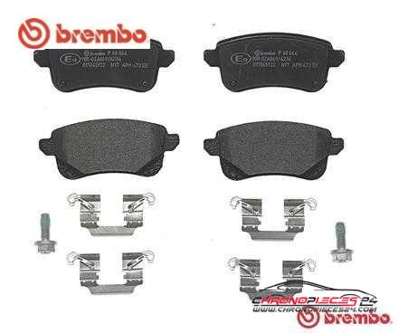 Achat de BREMBO P 68 064 Kit de plaquettes de frein, frein à disque pas chères