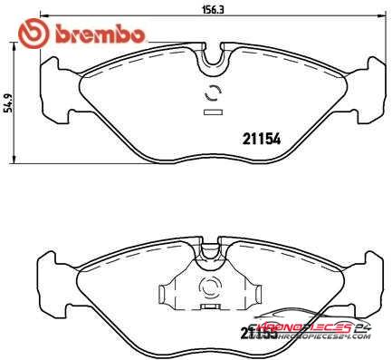 Achat de BREMBO P 71 005 Kit de plaquettes de frein, frein à disque pas chères