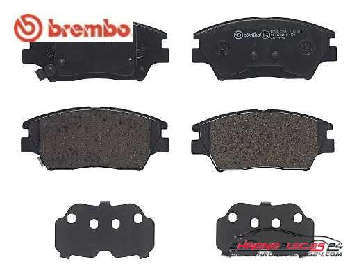 Achat de BREMBO P 77 001 Kit de plaquettes de frein, frein à disque pas chères